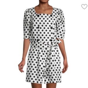 NWT Lisa Marie Fernandez Linen Short Suit XS